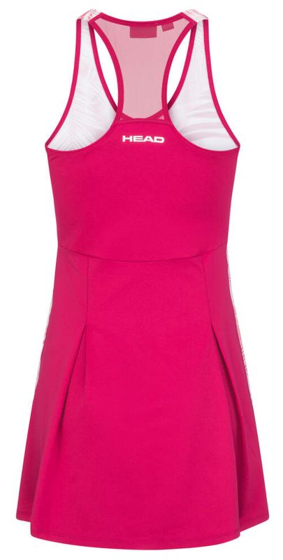 Head Spirit Dress - mulberry/print vision