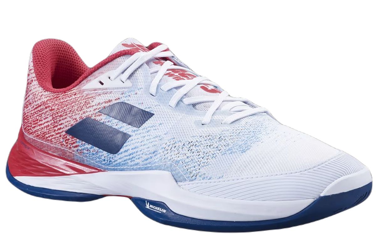 Babolat Jet Mach 3 All Court Men Wide - white/estate blue