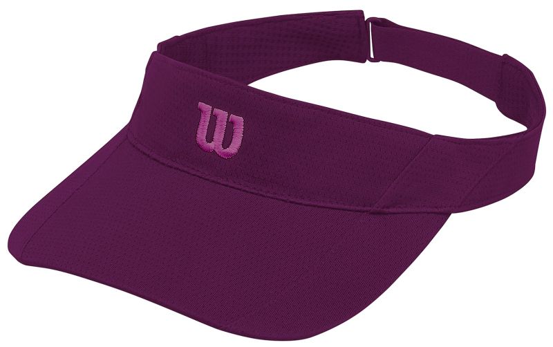 Wilson Rush Knit Visor Ultralight - dark purple/verry berry