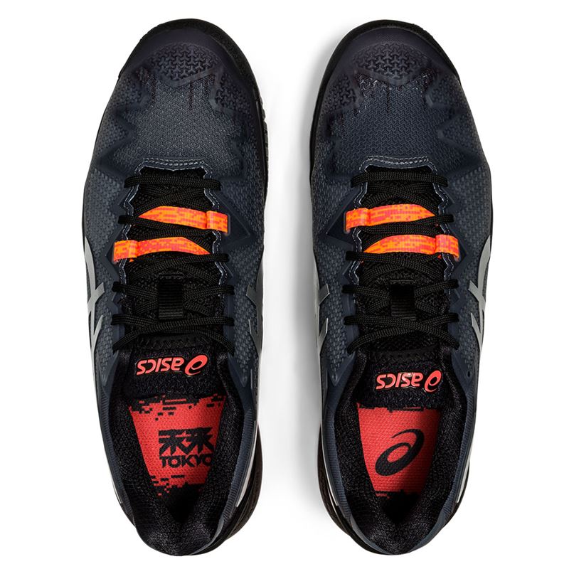 asics-gel-resolution-8-l-e-men-black-sunrise-red-5 Asics Gel-Resolution 8 L.E. Men - black/sunrise red