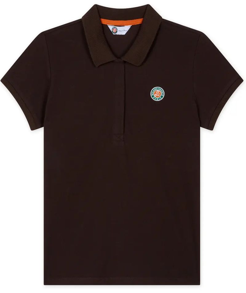 Roland Garros Basic Islande Shirt - chocolate