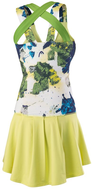 Head Vision Graphic Dress W - celery green