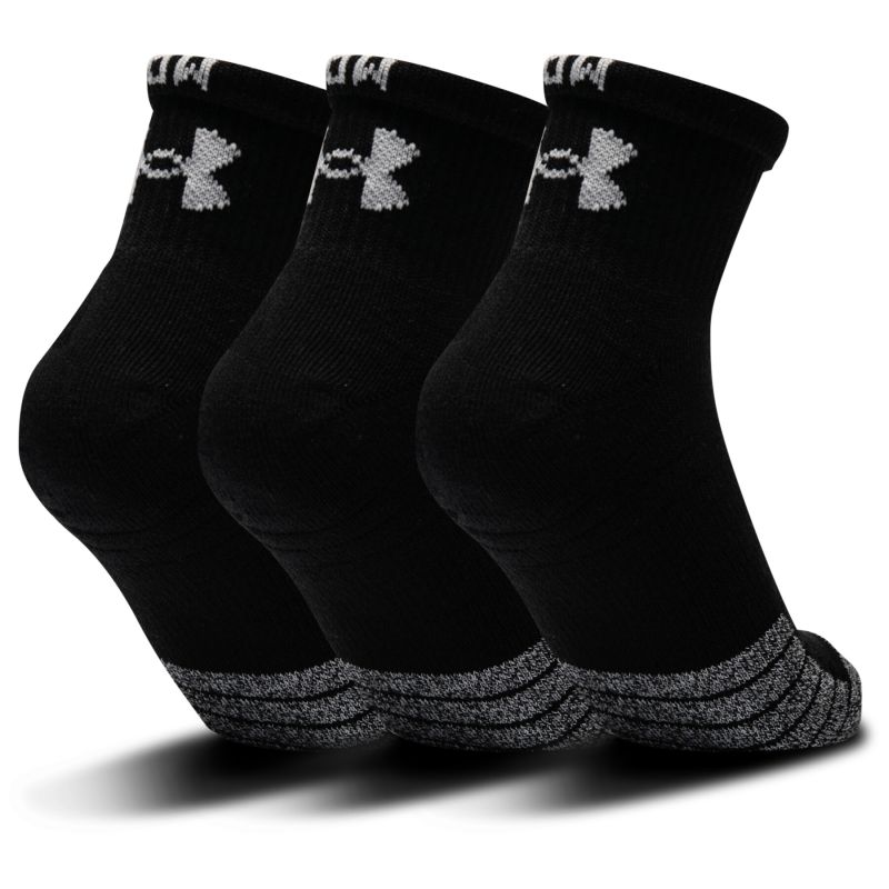 Under Armour HeatGear Quarter 3P - black/steel