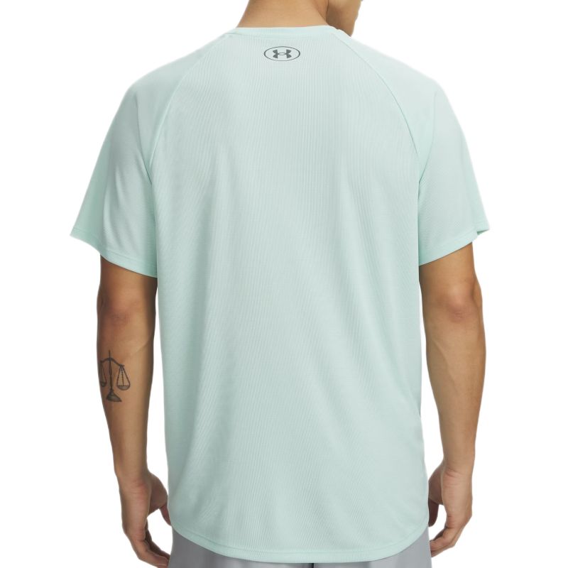 Under Armour Tech Textured Short Sleeve - refresh mint/deprecated/castlerock