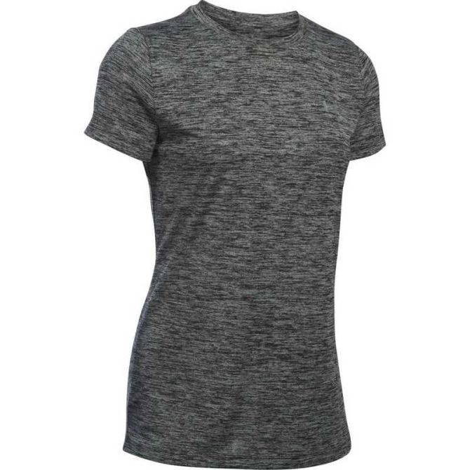 Under Armour Women's UA Tech Twist T-Shirt - black/metallic silver