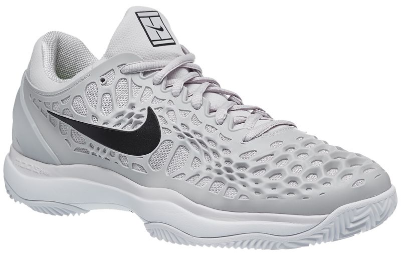 nike-air-zoom-cage-3-clay-jr-vast-grey-white-black-1 Nike Air Zoom Cage 3 Clay Jr - vast grey/white/black