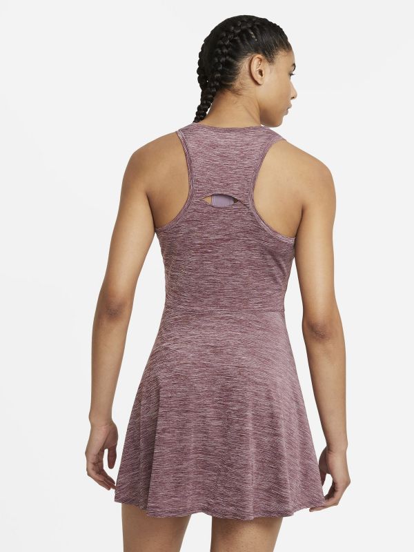 Nike Court Dri-Fit Advantage Dress W - dark beetroot/white Nike Court Dri-Fit Advantage Dress W - dark beetroot/white