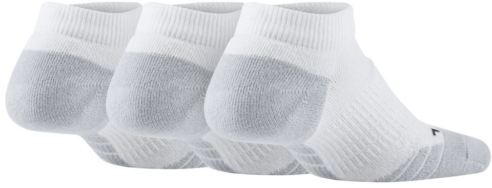 Nike Youth Dry Cushioned No Show - 3 pary/white