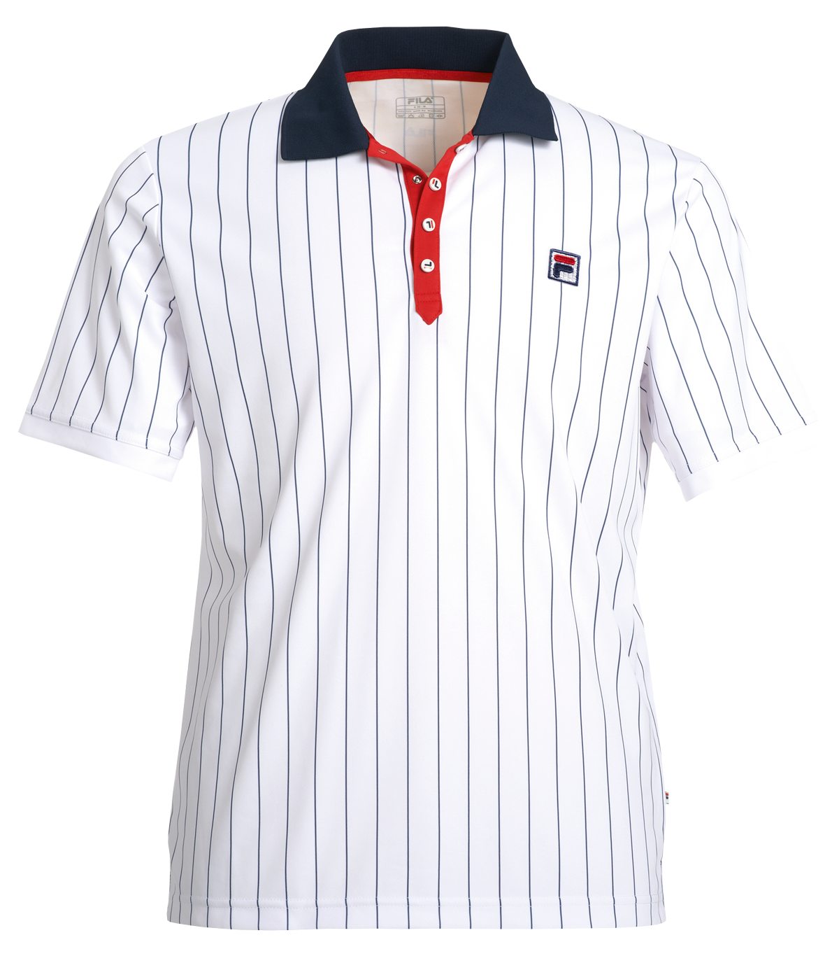 Fila Polo Stripes M - white/stripes