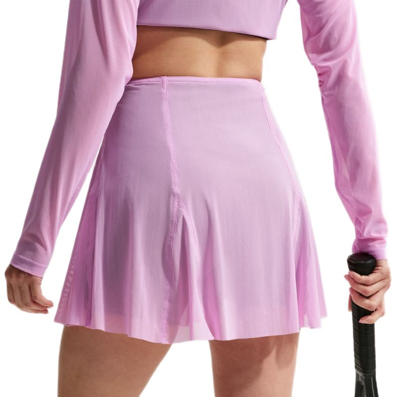Nike Court Paris Slam High Waisted Tennis - light magenta/tattoo/black Nike Court Paris Slam High Waisted Tennis - light magenta/tattoo/black