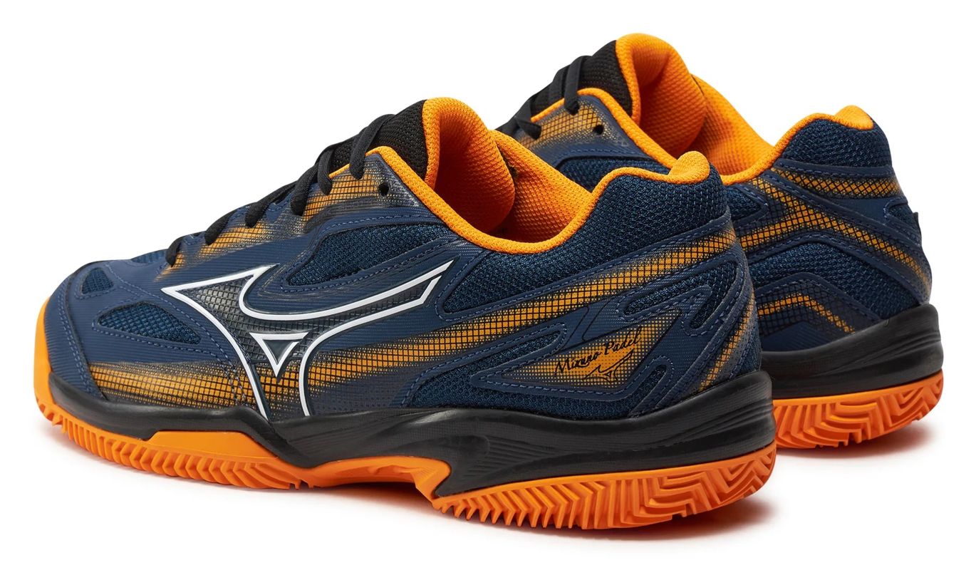 Mizuno Break Shot 4 Padel - dress blues/white/carrot curl