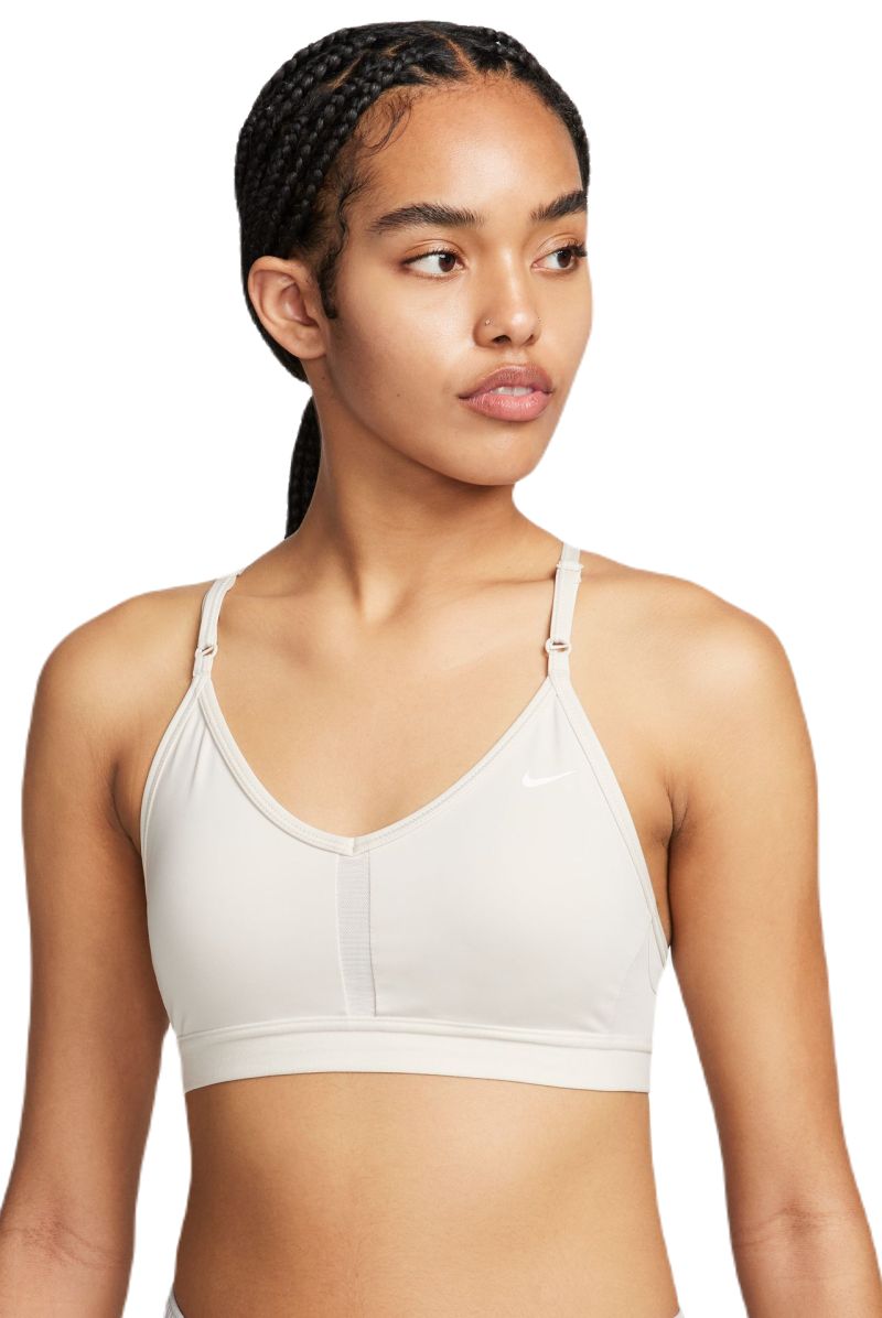 Nike Indy Bra V-Neck - light orewood brown/light orewood brown/white Nike Indy Bra V-Neck - light orewood brown/light orewood brown/white