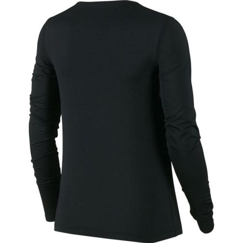 Nike Pro All Over LS Mesh Top - black/white