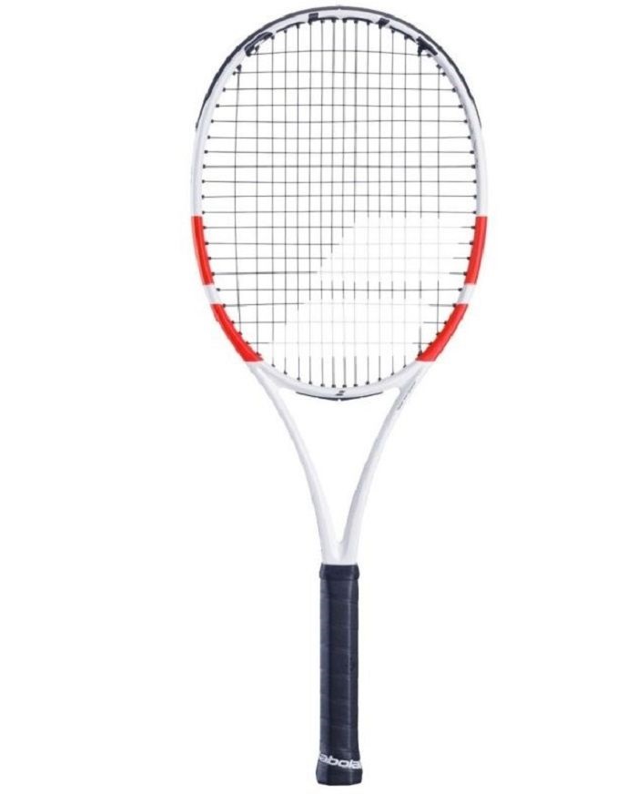 Babolat Pure Strike 98 16/19 - white/red/black + string + stringing