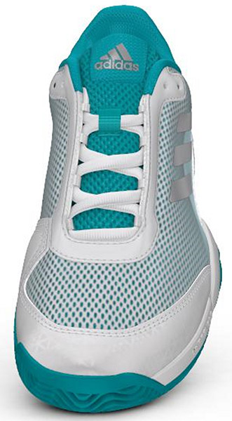 Adidas Barricade Club xJ - hi-res aqua/ftw white/metallic silver
