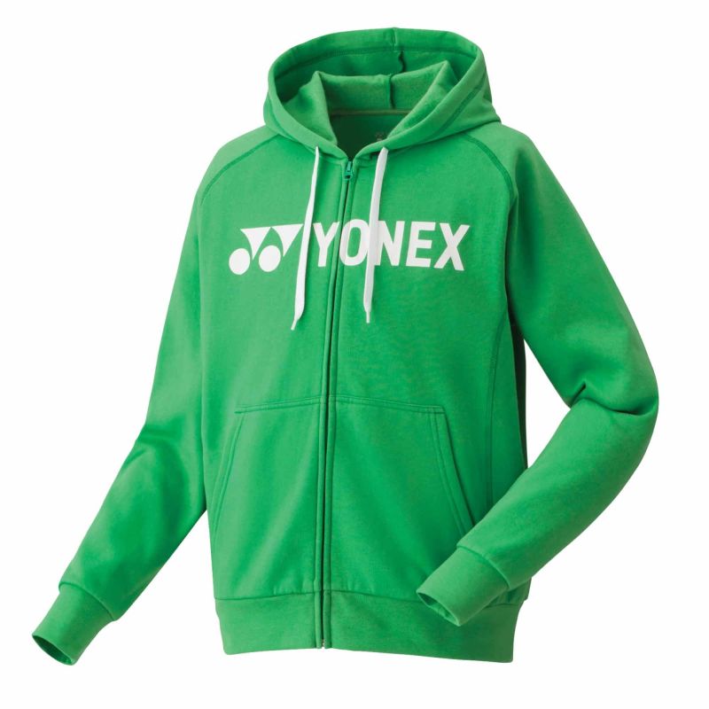 Yonex Men's Full Zip Hoodie LOGO - flesh green