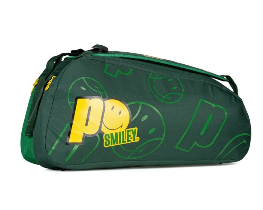 Prince X Smiley Tour 2 Comp Bag - green