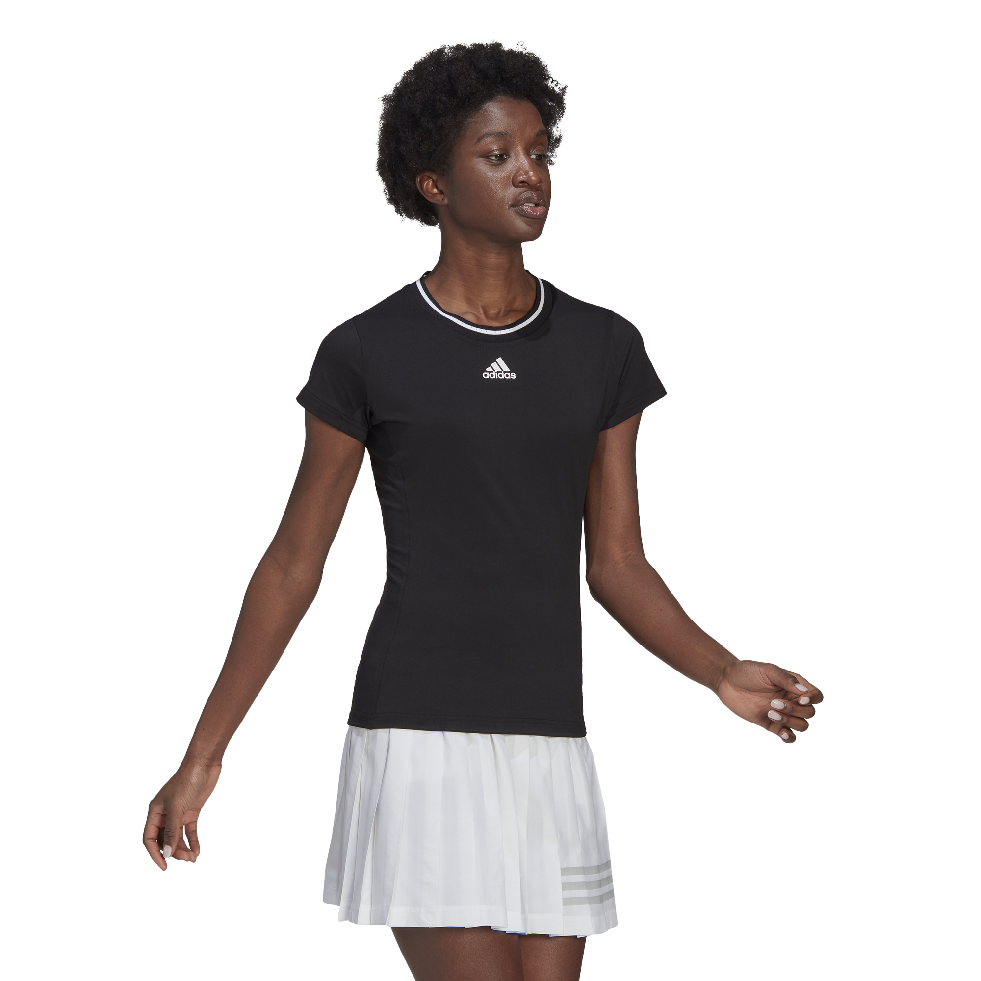 Adidas Freelift Tee W - black/white