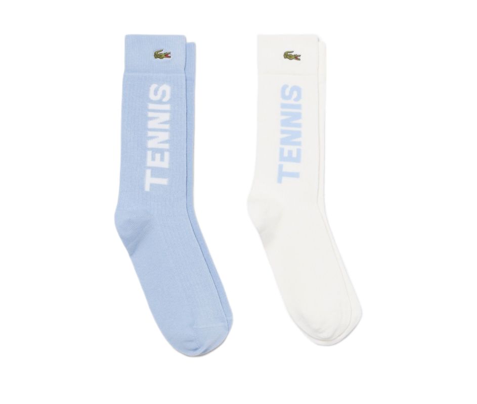 Lacoste Ribbed 2P - blue/white/blue Lacoste Ribbed 2P - blue/white/blue