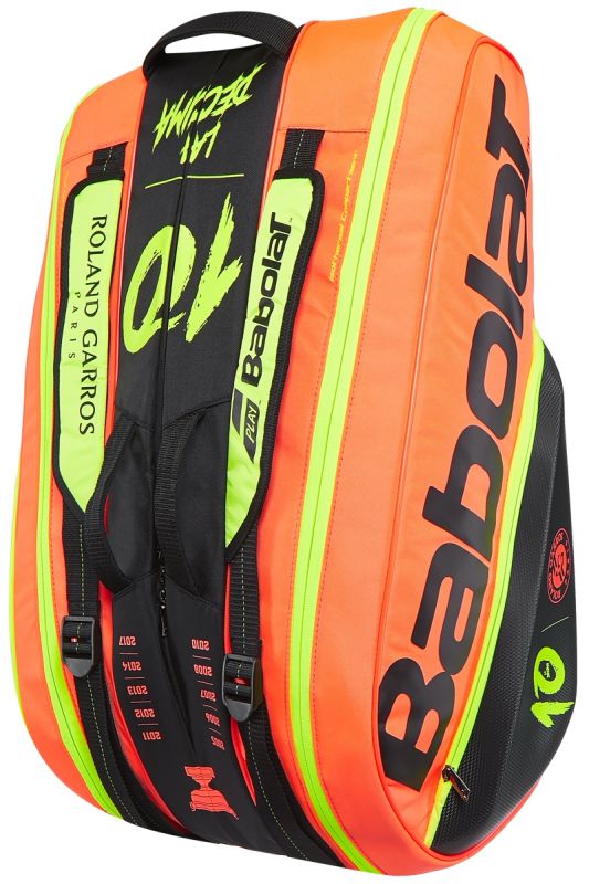 Babolat Pure Decima x12 Roland Garros - black/red/yellow