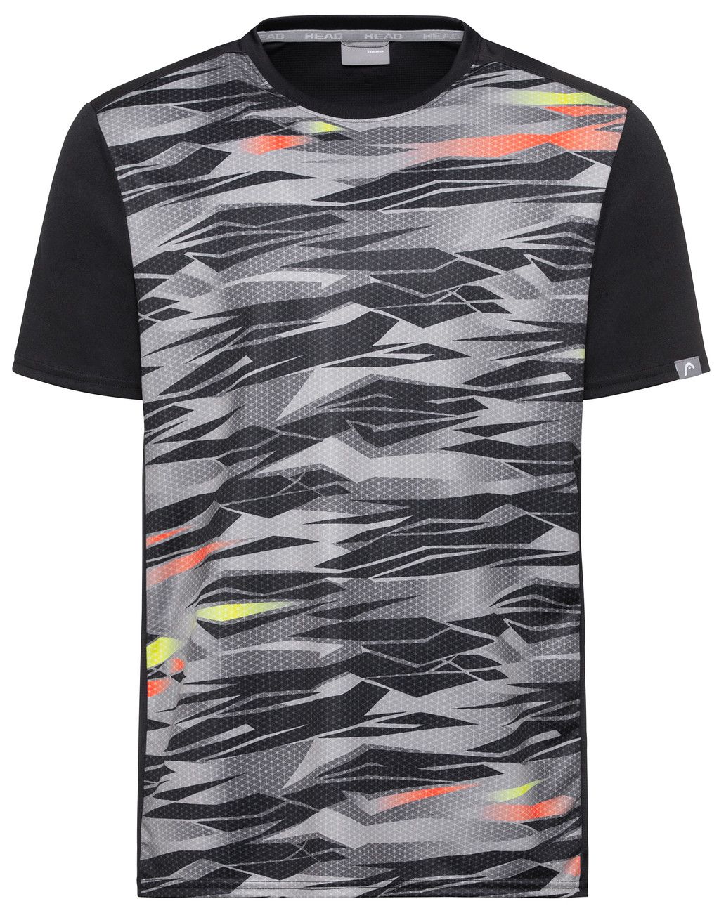 Head Slider T-Shirt B - black/grey/red