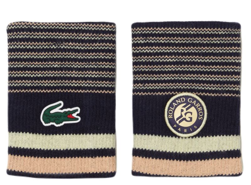 Lacoste Sport Roland Garros Edition Jersey Bands - navy blue/bright orange