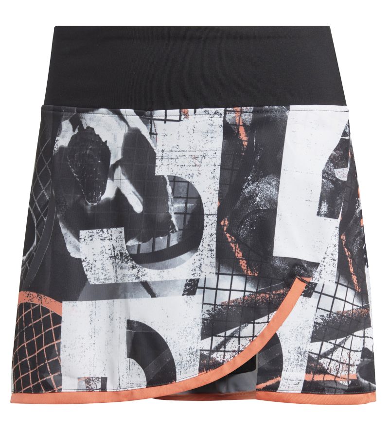 Adidas Club Graphskirt - white/black/corfus Adidas Club Graphskirt - white/black/corfus