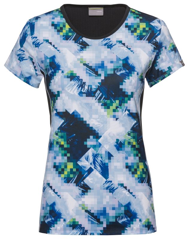 Head Mia T-Shirt W - sky blue/black