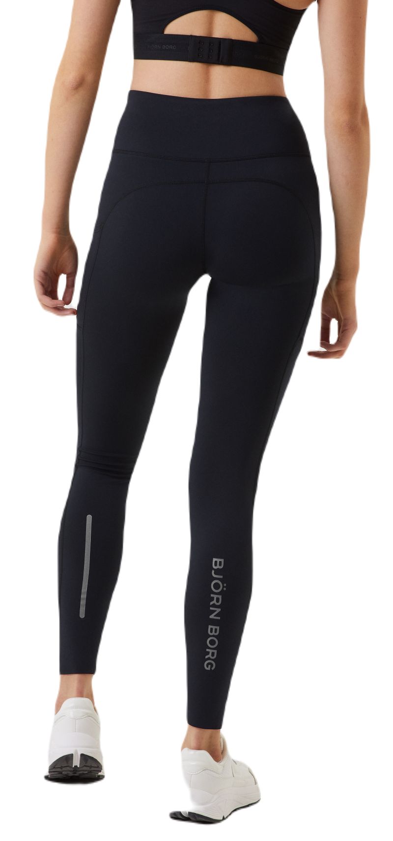 10002381_BK001_1 Björn Borg Running Winter Tights - black beauty