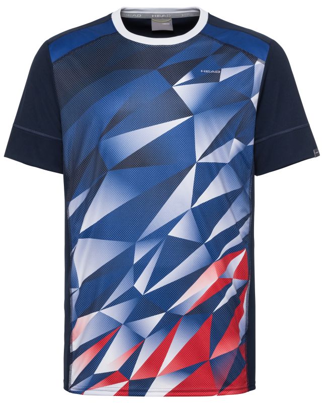 Head Medley T-Shirt - royal blue/red