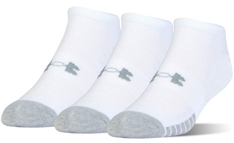 Under Armour HeatGear No Show - 3 pary/white