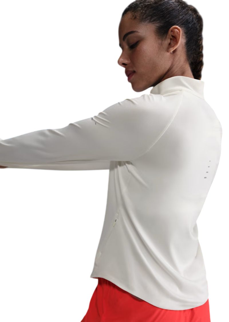 Nike Dri-Fit Swift UV 1/4-Zip Running - sail