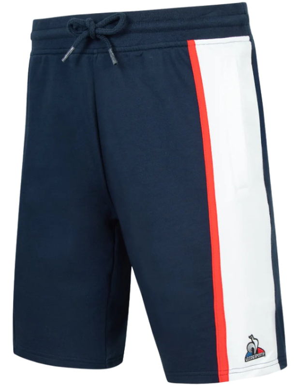 Le Coq Sportif Saison 1 Short Regular No.1 M - bleu nuit/new optical white