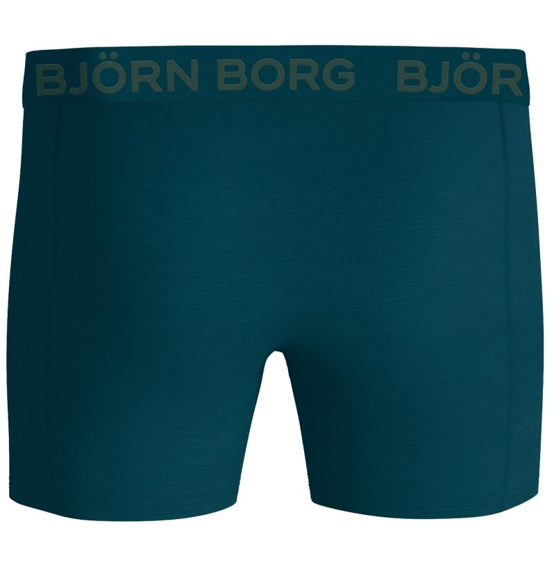 Björn Borg Cotton Stretch 3P - green/blue/red 