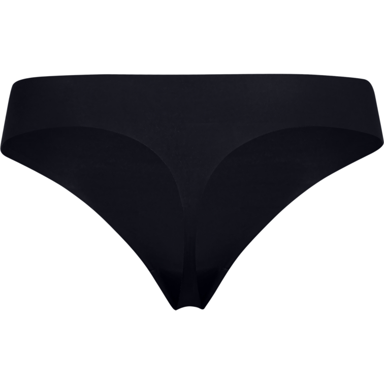 Under Armour Women's UA Pure Stretch Thong Underwear 3-Pack - black
