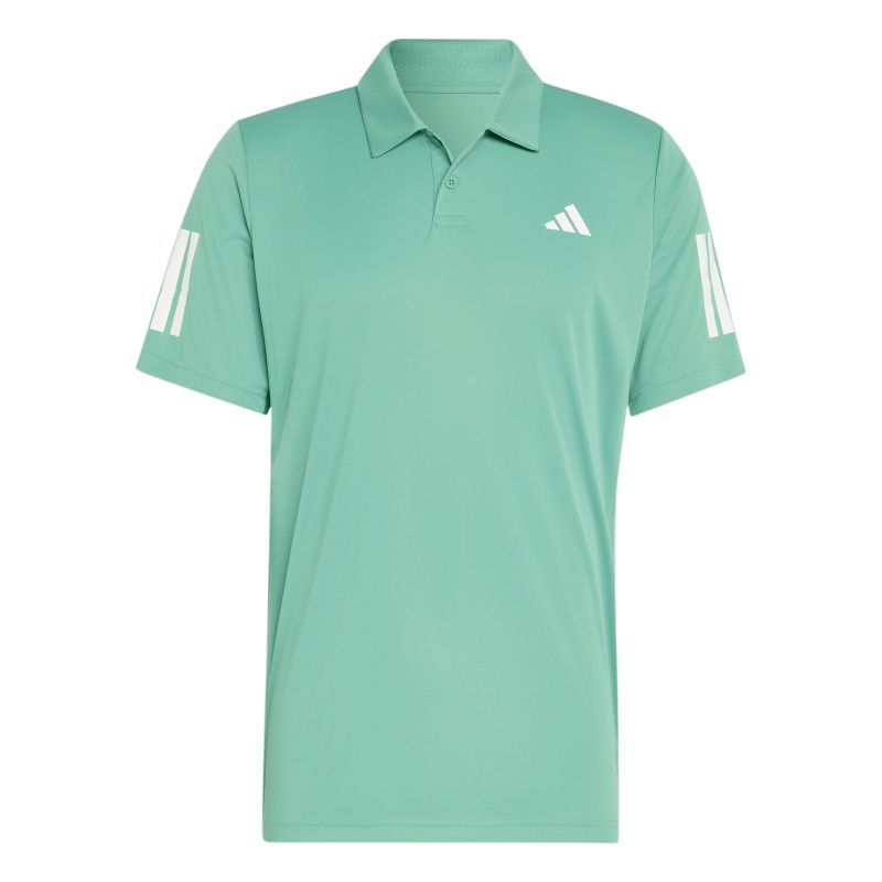 Męskie polo tenisowe Adidas Club Tennis 3-Stripes - semi court green