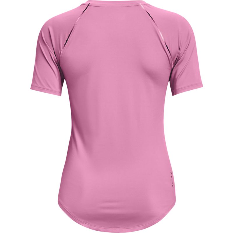 Under Armour Women's UA RUSH™ Short Sleeve - planet pink/iridescent