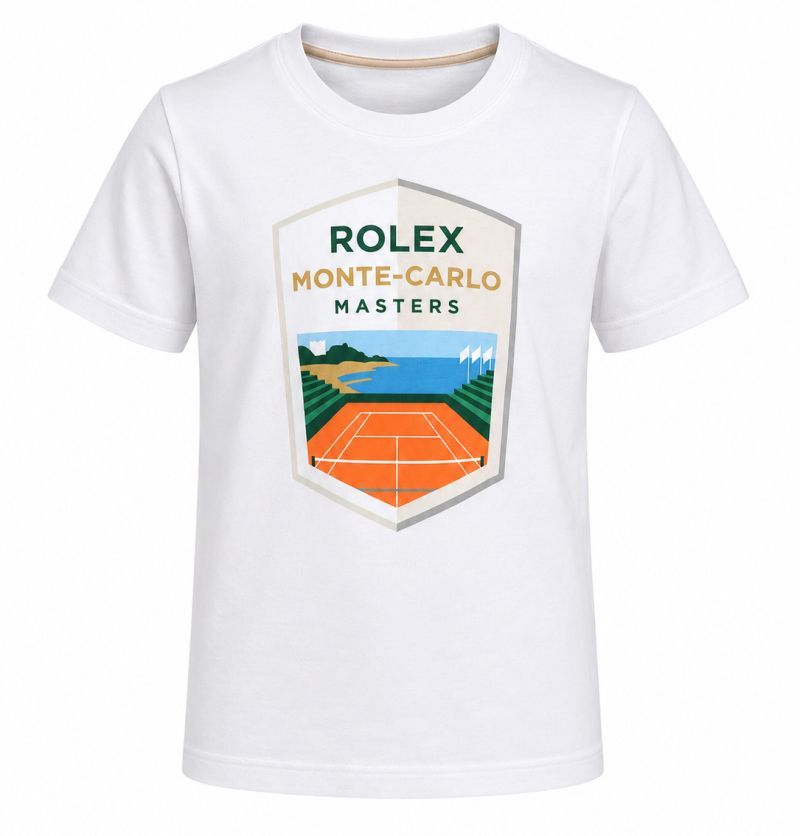 Monte-Carlo Kids Rolex Masters Logo - white