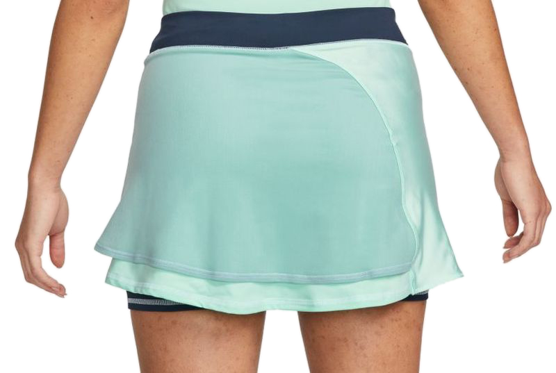 Nike Court Dri-Fit Slam Tennis Skirt W - mint foam/ocean cube/obsidian/black