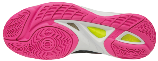 Mizuno Wave Mirage 2 - black/pink glo/safety yellow