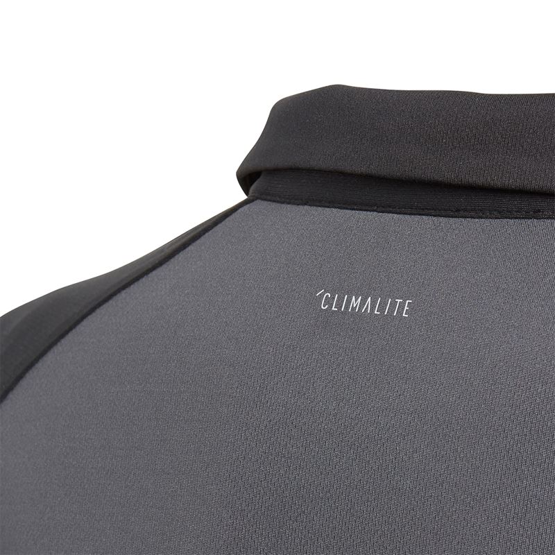 adidas-club-color-block-polo-dark-grey-heather-solid-grey-2 Adidas Club Color Block Polo - dark grey heather/solid grey