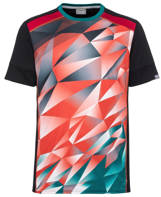 Head Medley T-Shirt - tangerine/forest green