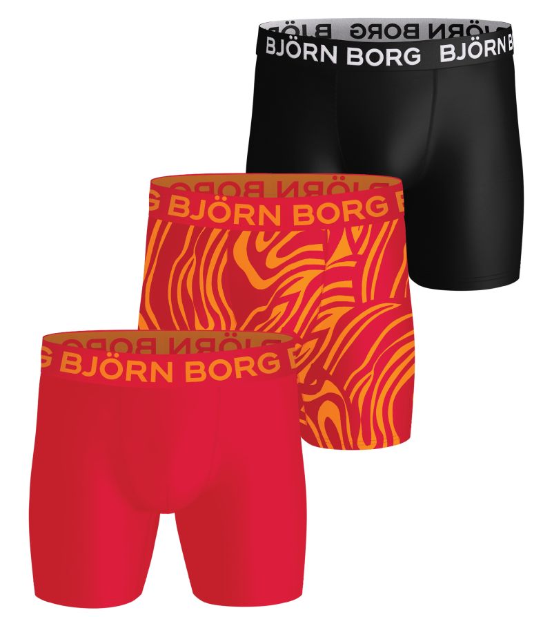 Björn Borg Sports Microfiber 3P - multicolor