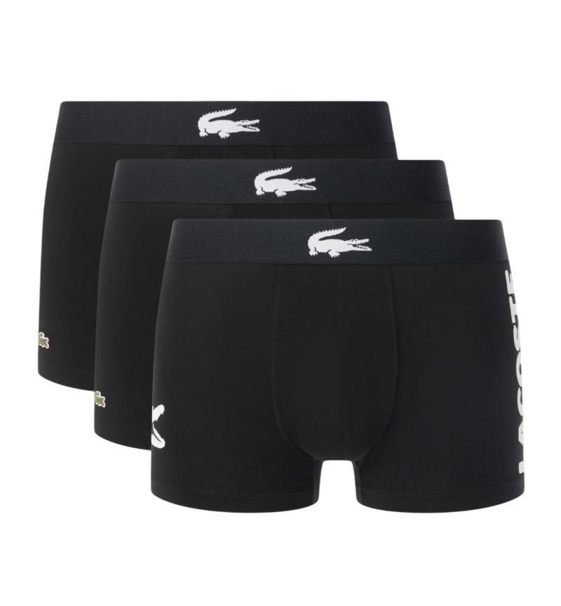 Lacoste Stretch Cotton 3P - black/black/black
