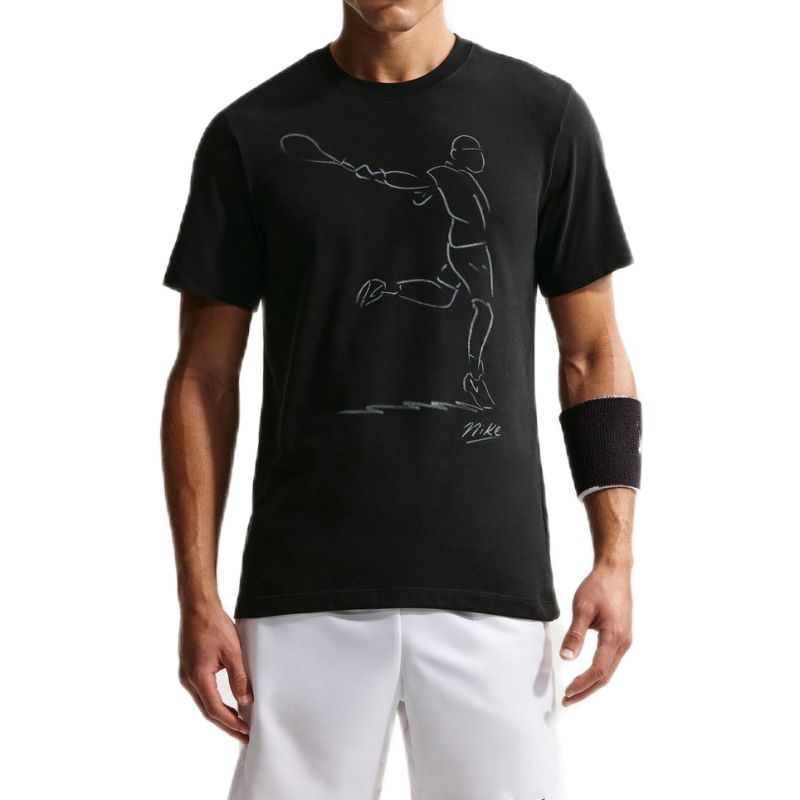 Nike Court Paris Slam Dri-Fit Tennis - black Nike Court Paris Slam Dri-Fit Tennis - black