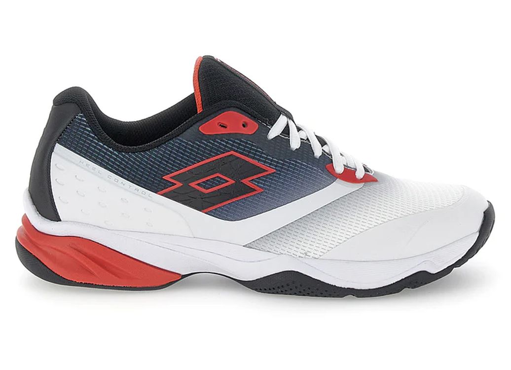 Lotto Mirage 400 ALR - all white/all black/red poppy