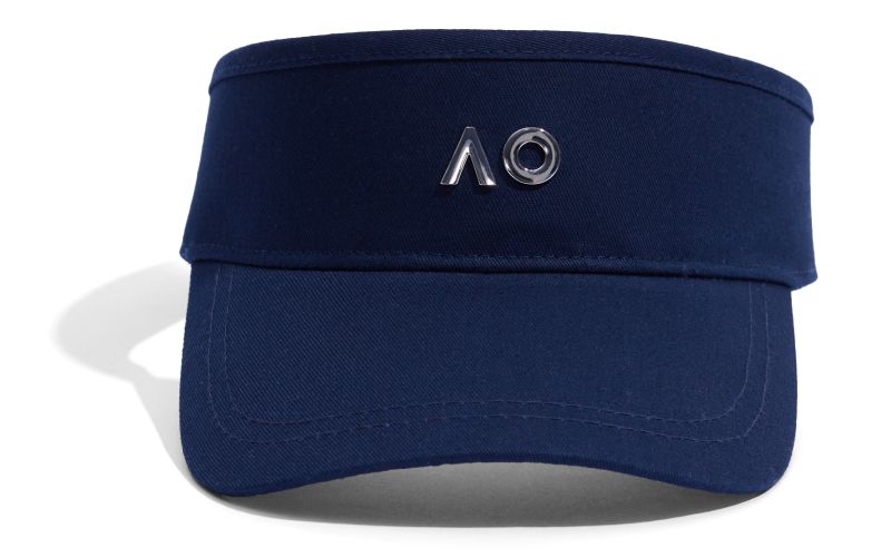 Cap_Adult-Visor-Pin-Logo_dress-blue_234 Australian Open Adults Core Visor (OSFA)