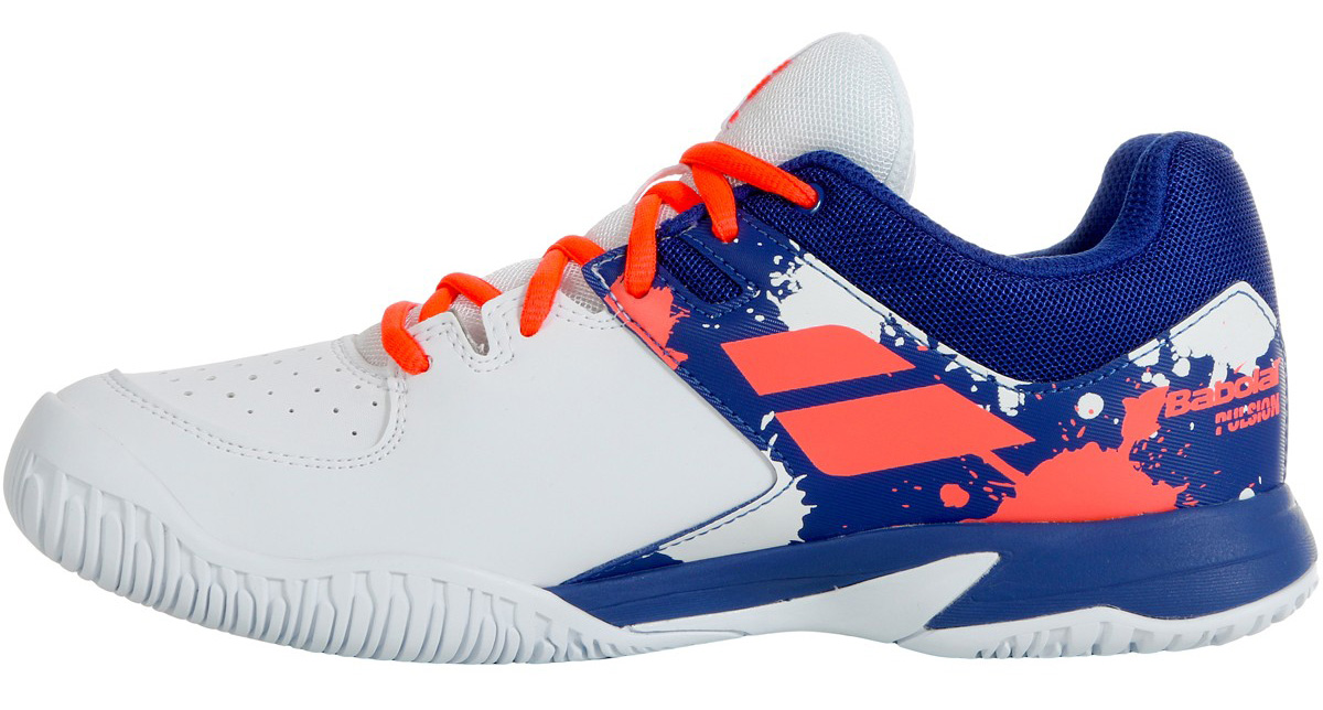 Babolat Pulsion All Court Junior - white/dazzling blue