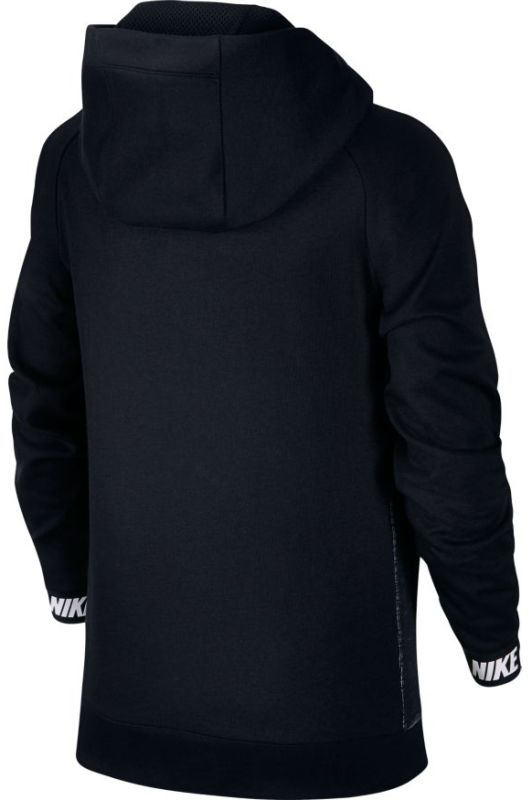 Nike Swoosh FZ AV15 Hoodie - black/white