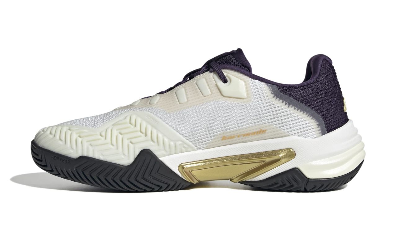 Adidas Barricade 13 M NM - core white/aurora plum/gold
